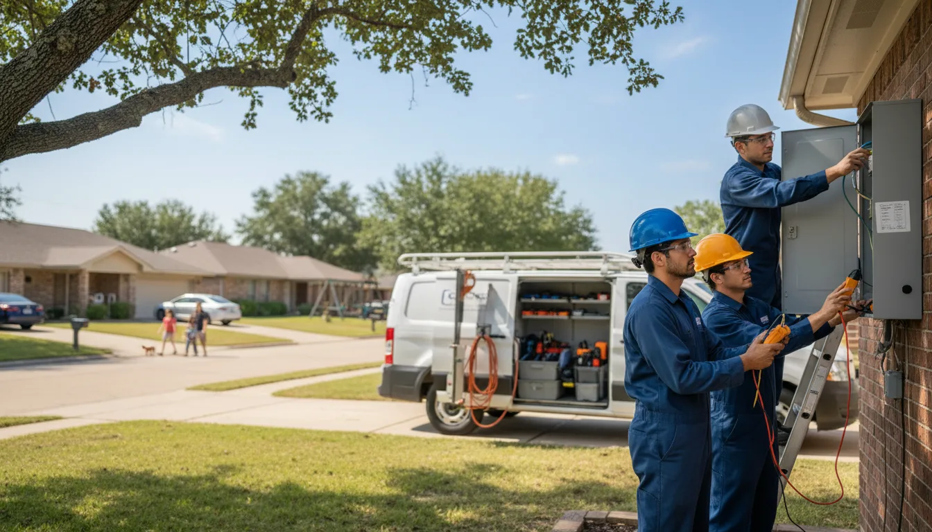 Certified electrician providing emergency electrical services in Mercer, ND